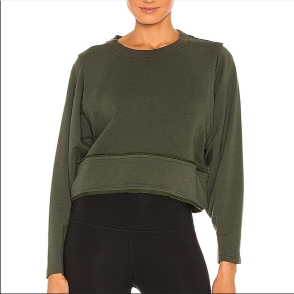 Free People Tops - Free People Movement Where The Wind Blows Green Sweatshirt Size Medium